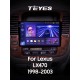 Штатна магнітола Teyes CC3 6+128 Gb з коловим оглядом 360° Lexus LX470 J100 (F2) 1998-2003 10" 2k (L2)