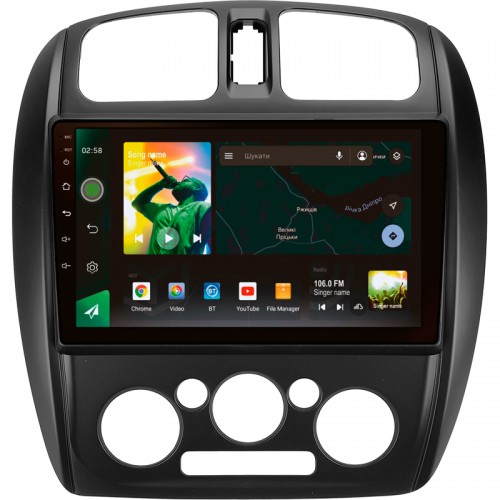 Штатна магнітола SIGMA X9464 ANDROID 10 4+64 Gb 4G DSP Mazda 323 BJ 2000-2003 9"