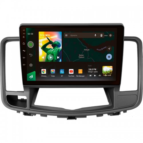 Штатна магнітола SIGMA X10464 ANDROID 10 4+64 Gb 4G DSP Nissan Teana J32 2008-2013 (B) 10"
