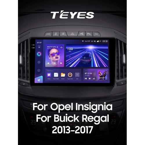 Штатна магнітола Teyes CC3 6+128 Gb Opel Insignia 1 Buick Regal 2013-2017 (B) 9" 2k