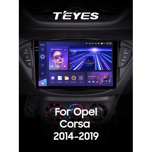 Штатна магнітола Teyes CC3 6+128 Gb Opel Corsa 2014-2019 9" 2k
