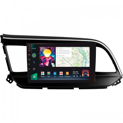 Штатна магнітола SIGMA PRO 9464 ANDROID 10 4+64 Gb 4G DSP Hyundai Elantra 6 2018-2020 (B) 9"