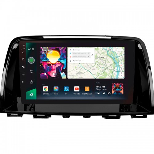 Штатна магнітола SIGMA PRO 9464 ANDROID 10 4+64 Gb 4G DSP Mazda 6 Atenza 3 GJ 2012-2015 (A) 9"