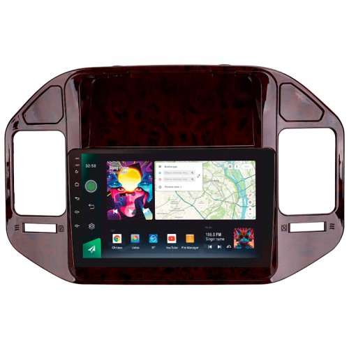 Штатна магнітола SIGMA PRO 9464 ANDROID 10 4+64 Gb 4G DSP Mitsubishi Pajero 3 V70 V60 1999-2006 (brown) 9" Штатна магнітола SIGMA PRO 9464 ANDROID 10 4+64 Gb 4G DSP Mitsubishi Pajero 3 V70 V60 1999-2006 (brown) 9"