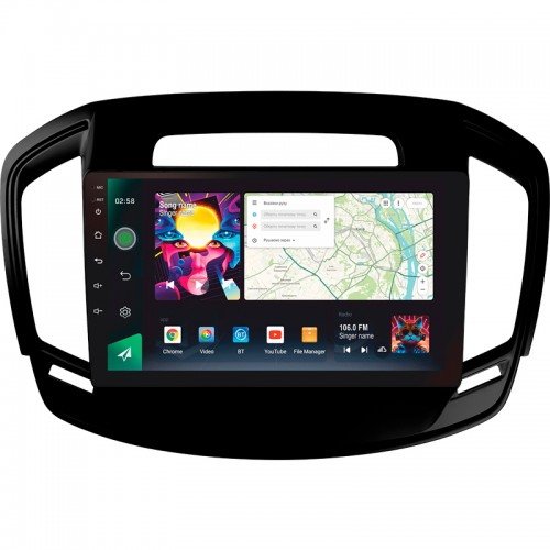 Штатна магнітола SIGMA PRO 9464 ANDROID 10 4+64 Gb 4G DSP Opel Insignia 1 Buick Regal 2013-2017 (A) 9"