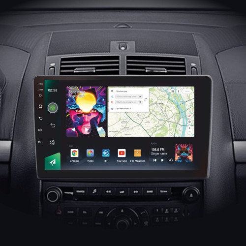 Штатна магнітола SIGMA PRO 9464 ANDROID 10 4+64 Gb 4G DSP Peugeot 407 1 2004 - 2011 (F1) 9" (L2)
