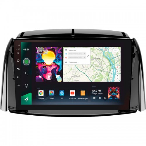 Штатна магнітола SIGMA PRO 9464 ANDROID 10 4+64 Gb 4G DSP Renault Koleos 2008 - 2016 (A) 9" (L1)