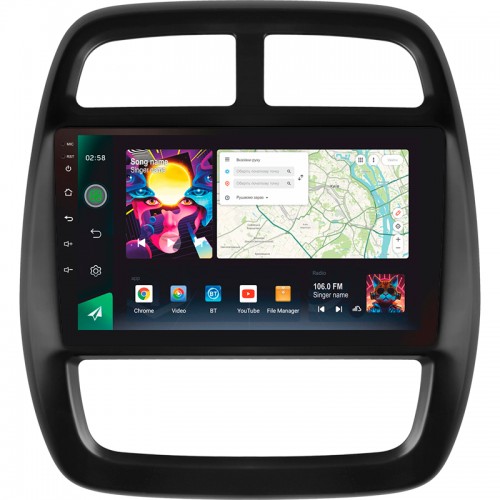 Штатна магнітола SIGMA PRO 9464 ANDROID 10 4+64 Gb 4G DSP Renault KWID 2015-2019 9" (L1) Штатна магнітола SIGMA PRO 9464 ANDROID 10 4+64 Gb 4G DSP Renault KWID 2015-2019 9" (L1)
