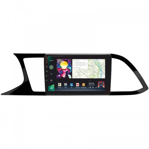 Штатна магнітола SIGMA PRO 9464 ANDROID 10 4+64 Gb 4G DSP Seat Leon 3 2012-2020 (F3) 9"