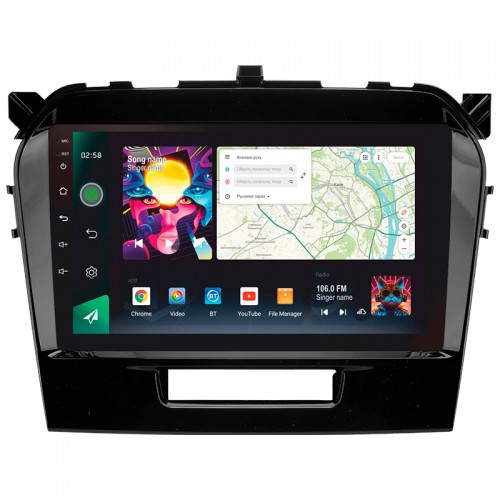 Штатна магнітола SIGMA PRO 9464 ANDROID 10 4+64 Gb 4G DSP Suzuki Vitara 4 2014-2018 9" Штатна магнітола SIGMA PRO 9464 ANDROID 10 4+64 Gb 4G DSP Suzuki Vitara 4 2014-2018 9"