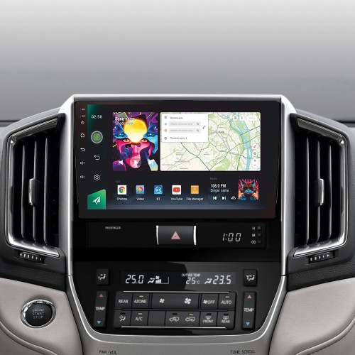 Штатна магнітола SIGMA PRO 9464 ANDROID 10 4+64 Gb 4G DSP Toyota Land Cruiser 200 11 2015-2020 9"