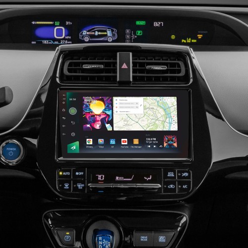 Штатна магнітола SIGMA PRO 9464 ANDROID 10 4+64 Gb 4G DSP Toyota Prius XW50 2015-2020 9"
