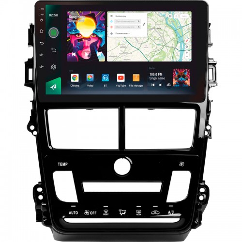 Штатна магнітола SIGMA PRO 9464 ANDROID 10 4+64 Gb 4G DSP Toyota Yaris Vios 2017-2020 (F2) 9" (L1)