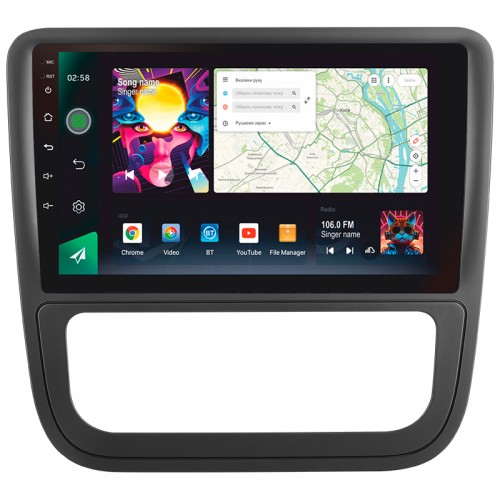 Штатна магнітола SIGMA PRO 9464 ANDROID 10 4+64 Gb 4G DSP Volkswagen Scirocco 3 III Mk3 2008-2014 (F1) 9"