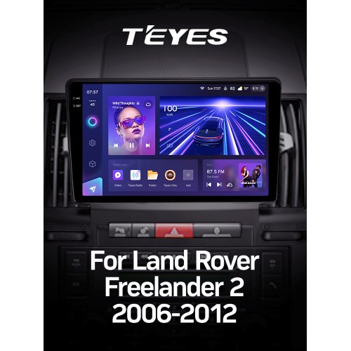 Штатна магнітола Teyes CC3 6+128 Gb Land Rover Freelander 2 2006-2012 9" 2k (L1)