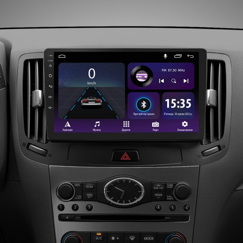 Штатна магнітола SIGMA E9232 ANDROID 10 2+32 Gb Infiniti G4 G25 G35 G37 2006-2013 9" (L3)