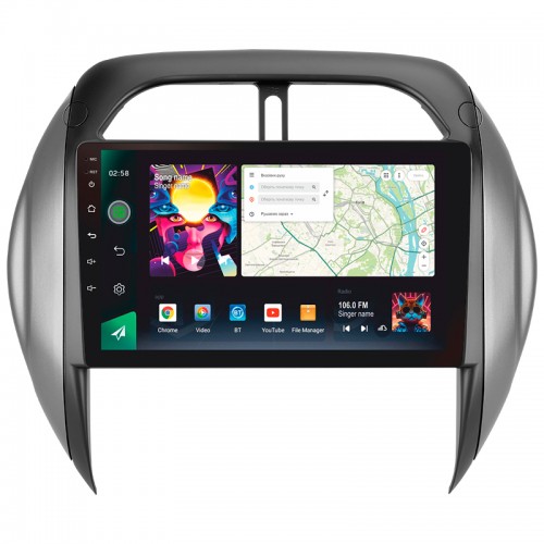 Штатна магнітола SIGMA PRO 9464 ANDROID 10 4+64 Gb 4G DSP Toyota RAV4 2 CA20 CA20W XA20 2003-2005 (F4) 9"