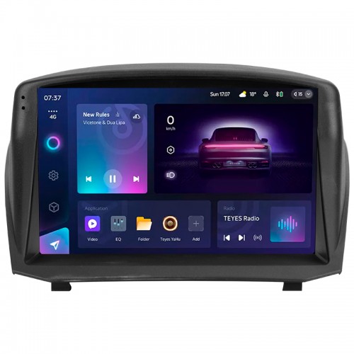 Штатна магнітола Teyes CC3 6+128 Gb з коловим оглядом 360° Ford Fiesta Mk 6 (F2) 2008-2019 (A) 9" 2k