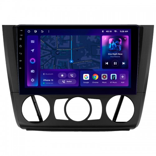 Штатна магнітола AMS MOSS M2 4+32 Gb BMW 1 E88 E82 E81 E87 2004-2011 (F1) 9" (L2)