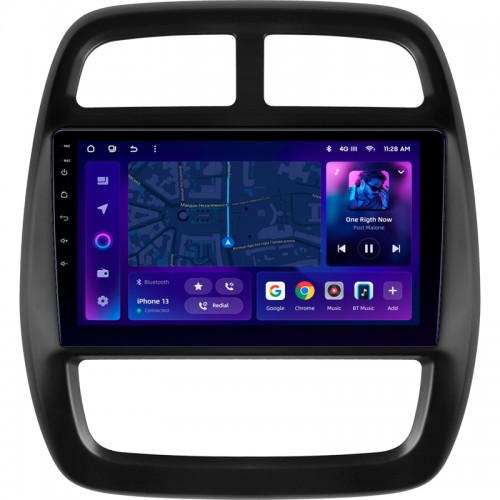 Штатна магнітола AMS MOSS M2 4+32 Gb Renault KWID 2015-2019 9" (L1)