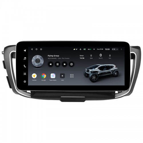 Штатна магнітола Teyes LUX ONE 6+128 Gb Honda Accord 9 CR 2012-2018 12.3" (L2)