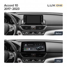 Штатна магнітола Teyes LUX ONE 6+128 Gb Honda Accord 10 CV 2017-2023 (B) 12.3"