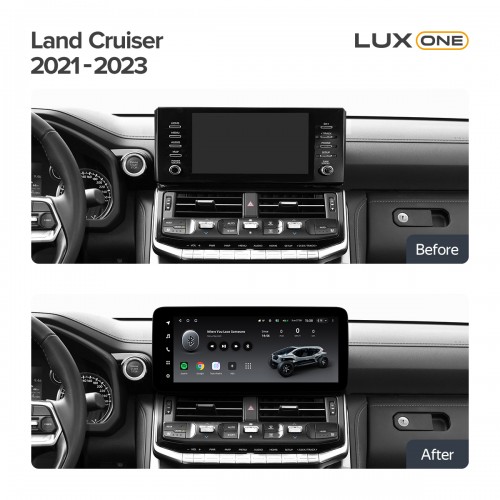 Штатна магнітола Teyes LUX ONE 6+128 Gb з коловим оглядом 360° Toyota Land Cruiser J300 300 (F1) 2021-2023 (A) 12.3" (L1) Штатна магнітола Teyes LUX ONE 6+128 Gb з коловим оглядом 360° Toyota Land Cruiser J300 300 (F1) 2021-2023 (A) 12.3" (L1)