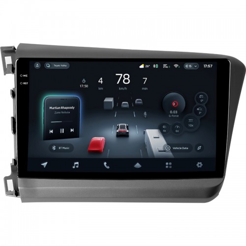 Штатна магнітола Teyes CC4 Pro 8+128 Gb Honda Civic 9 FB FK FD 2011-2015 9" 2k