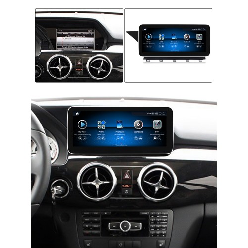 Штатна магнітола AMS MERCEDES BENZ GLK X204 NTG4.0 2008-2012 4+64Gb 12.3"