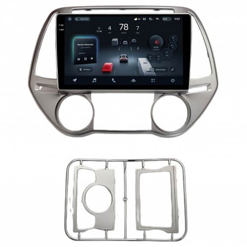 Штатна магнітола Teyes CC4 8+128 Gb Hyundai i20 2012+ AT AC Sliver 9" 2k