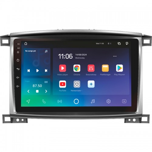 Штатна магнітола SIGMA PRO 10432 ANDROID 10 4+32 Gb 4G DSP Toyota Land Cruiser LC 100-B 2002-2007 (C) 10" (L2)