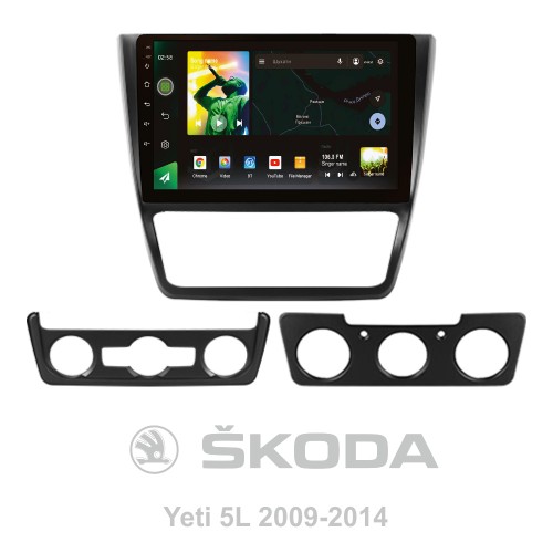 Штатна магнітола SIGMA X10464 ANDROID 10 4+64 Gb 4G DSP Skoda Yeti 5L 2009-2014 10" Штатна магнітола SIGMA X10464 ANDROID 10 4+64 Gb 4G DSP Skoda Yeti 5L 2009-2014 10"