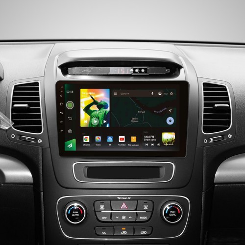 Штатна магнітола SIGMA X9464 ANDROID 10 4+64 Gb 4G DSP Kia Sorento 2 II XM 2012 - 2021 (F1) 9"