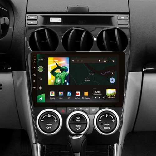Штатна магнітола SIGMA X9464 ANDROID 10 4+64 Gb 4G DSP Mazda Mazda6 GG 2002-2007 9" Штатна магнітола SIGMA X9464 ANDROID 10 4+64 Gb 4G DSP Mazda Mazda6 GG 2002-2007 9"