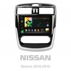 Штатна магнітола SIGMA X9464 ANDROID 10 4+64 Gb 4G DSP Nissan Serena 2016-2019 (B) 9"
