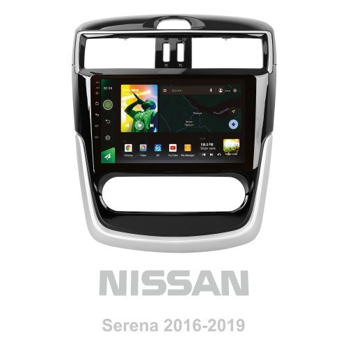 Штатна магнітола SIGMA X9464 ANDROID 10 4+64 Gb 4G DSP Nissan Serena 2016-2019 (B) 9"