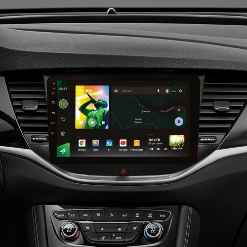 Штатна магнітола SIGMA X9464 ANDROID 10 4+64 Gb 4G DSP Opel Astra K 2015-2022 (A) 9"