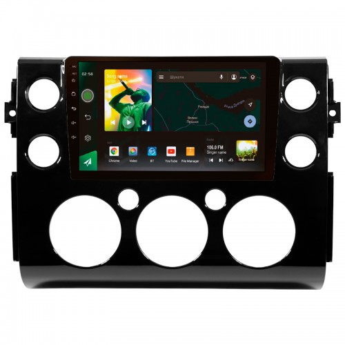 Штатна магнітола SIGMA X9464 ANDROID 10 4+64 Gb 4G DSP Toyota FJ Cruiser J15 2006-2020 (F2) 9"