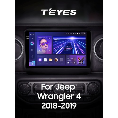 Штатна магнітола Teyes CC3 4+64 Gb Jeep Wrangler 4 JL 2018-2019 9" 2k (L1) Штатна магнітола Teyes CC3 4+64 Gb Jeep Wrangler 4 JL 2018-2019 9" 2k (L1)