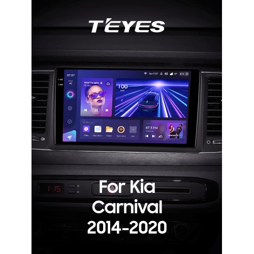 Штатна магнітола Teyes CC3 4+64 Gb Kia Carnival 3 YP (F1) 2014-2021 (B) 9" 2k