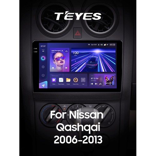 Штатна магнітола Teyes CC3 4+64 Gb Nissan Qashqai 1 J10 2006-2013 (F1) 9" 2k Штатна магнітола Teyes CC3 4+64 Gb Nissan Qashqai 1 J10 2006-2013 (F1) 9" 2k