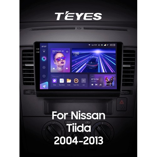 Штатна магнітола Teyes CC3 4+64 Gb Nissan Tiida C11 2004-2013 (F1) 9" 2k