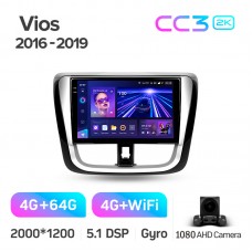 Штатна магнітола Teyes CC3 4+64 Gb Toyota Vios Yaris L 2016-2019 10" 2k Штатна магнітола Teyes CC3 4+64 Gb Toyota Vios Yaris L 2016-2019 10" 2k