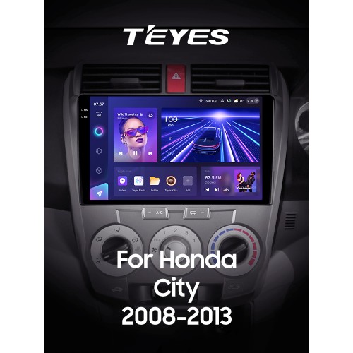 Штатна магнітола Teyes CC3 6+128 Gb Honda City 2008-2013 10" 2k