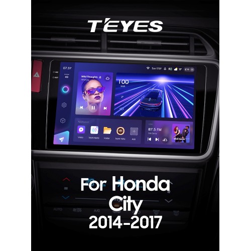 Штатна магнітола Teyes CC3 6+128 Gb Honda City 2014-2017 (A) 10" 2k
