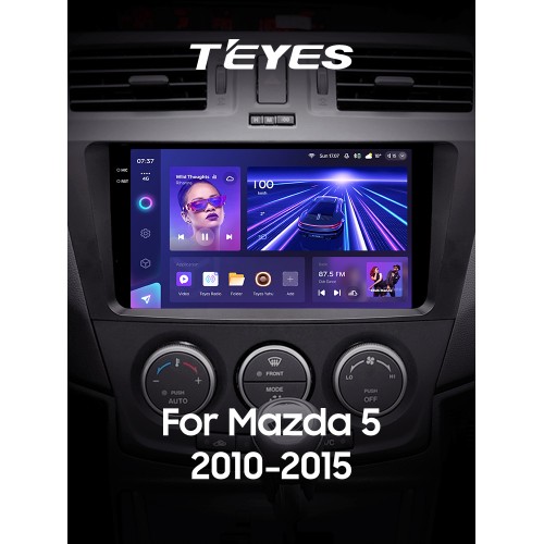 Штатна магнітола Teyes CC3 6+128 Gb Mazda 5 3 CW 2010-2015 9" 2k