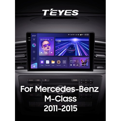 Штатна магнітола Teyes CC3 6+128 Gb Mercedes-Benz M-Class M Class W166 ML 2011-2015 9" 2k (L3)