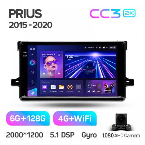 Штатна магнітола Teyes CC3 6+128 Gb Toyota Prius XW50 2015-2020 9" 2k Штатна магнітола Teyes CC3 6+128 Gb Toyota Prius XW50 2015-2020 9" 2k