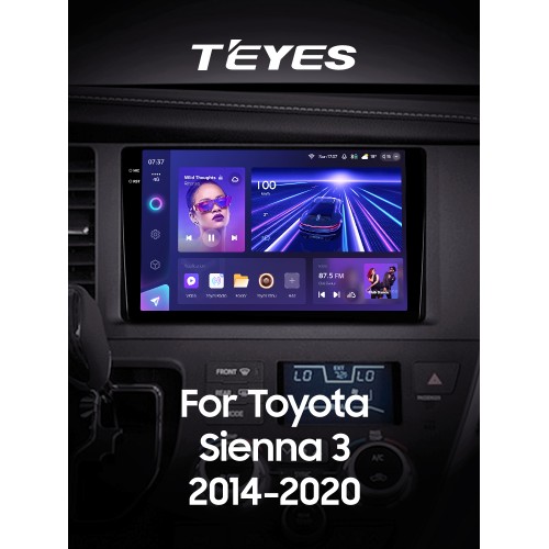 Штатна магнітола Teyes CC3 6+128 Gb Toyota Sienna 3 XL30 2014 - 2020 9" 2k Штатна магнітола Teyes CC3 6+128 Gb Toyota Sienna 3 XL30 2014 - 2020 9" 2k