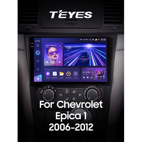 Штатна магнітола Teyes CC3 6+128 Gb з коловим оглядом 360° Chevrolet Epica 1 2006 - 2012 9" 2k